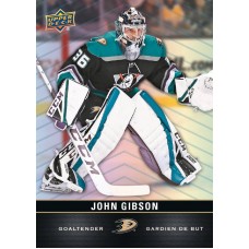 36 John Gibson Base Card 2019-20 Tim Hortons UD Upper Deck